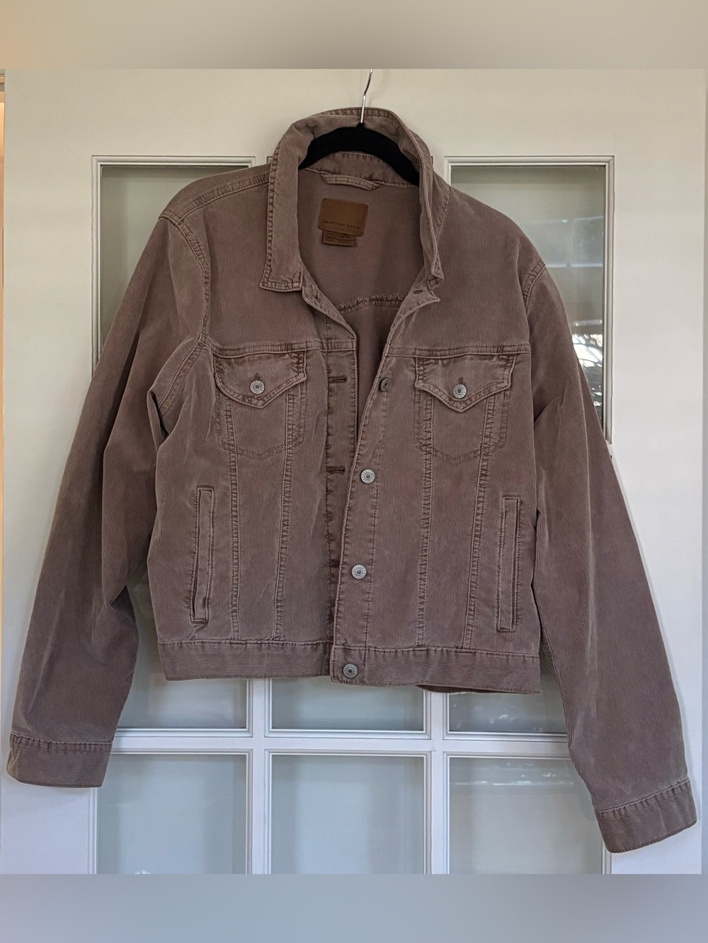 American Eagle Brown Corduroy Trucker Jacket – Women's Size XXL